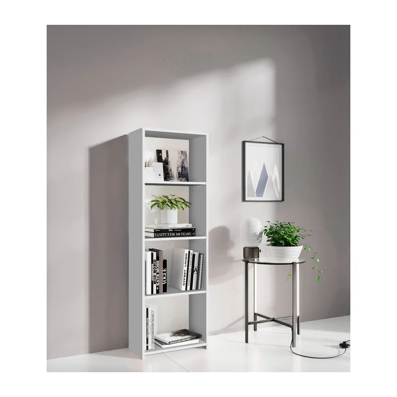 Kit Libreria 3 Ripiani Bianco CM.L45XH138XD25 — Arredo — rif. FERX.501019 Kit Libreria 3 Ripiani Bianco CM.L45XH138XD25 — Arredo — rif. FERX.501019