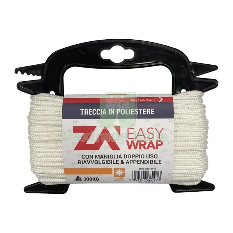 FUNE POLIESTERE 6 MM CF 20 M BIANCO — Attrezzi da giardino — rif. FERX.501287 FUNE POLIESTERE 6 MM CF 20 M BIANCO — Attrezzi da giardino — rif. FERX.501287