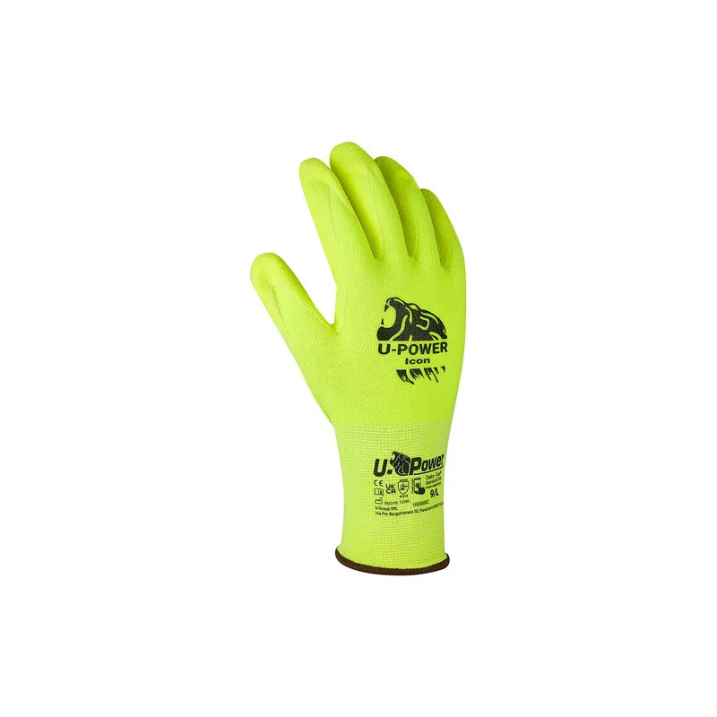 12PAIA U-Power Guanti Icon Giallo Fluo Taglia 9 — Abbigliamento alta visibilita — rif. FERX.501508 12PAIA U-Power Guanti Icon Giallo Fluo Taglia 9 — Abbigliamento alta visibilita — rif. FERX.501508