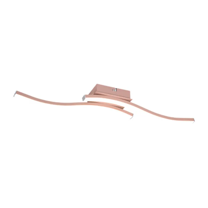 Plafoniera LED Route Oro Rosa 2 Luci x 5W 4000K — Illuminazione — rif. FERX.502385