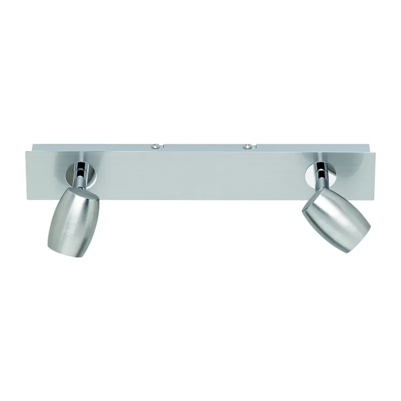Faretto da Parete Michael 1 Luce GU10 Acciaio SAT. — Illuminazione — rif. FERX.502411