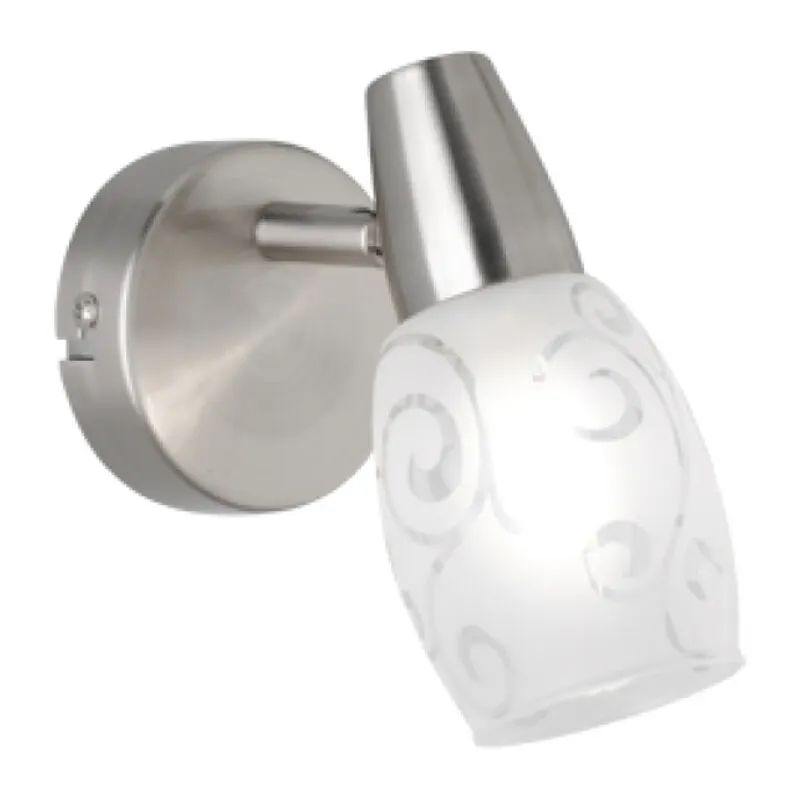 Faretto da Parete Colmar E14 Vetro Satinato — Illuminazione — rif. FERX.502421 Faretto da Parete Colmar E14 Vetro Satinato — Illuminazione — rif. FERX.502421