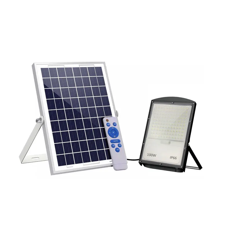 Proiettore LED 100 W con Pannello Solare — Illuminazione — rif. FERX.502447 Proiettore LED 100 W con Pannello Solare — Illuminazione — rif. FERX.502447