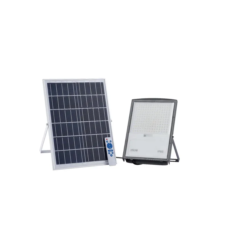 Proiettore LED 200 W con Pannello Solare — Illuminazione — rif. FERX.502448 Proiettore LED 200 W con Pannello Solare — Illuminazione — rif. FERX.502448