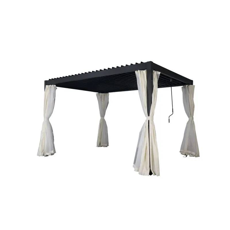 Gazebo Pergola con Lamelle Orientabili 3X4 M — Gazebo e strutture giardino — rif. FERX.503327 Gazebo Pergola con Lamelle Orientabili 3X4 M — Gazebo e strutture giardino — rif. FERX.503327