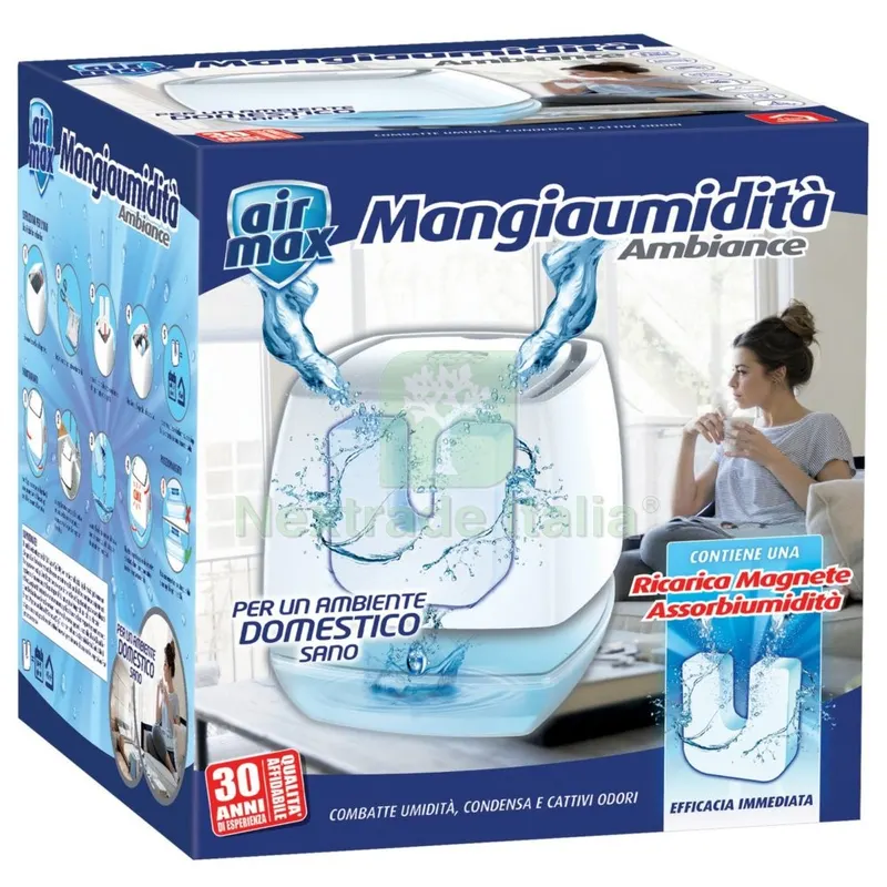 AIRMAX ASSORBIUMIDITA AMBIANCE KIT TAB 450 G — Casalinghi e organizzazione — rif. FERX.50366