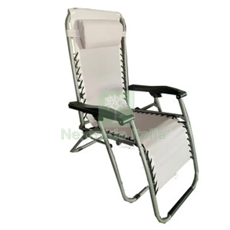 2PZ SEDIA SDRAIO MULTIPOSIZIONE ECRU — Tempo libero outdoor — rif. FERX.503790 2PZ SEDIA SDRAIO MULTIPOSIZIONE ECRU — Tempo libero outdoor — rif. FERX.503790