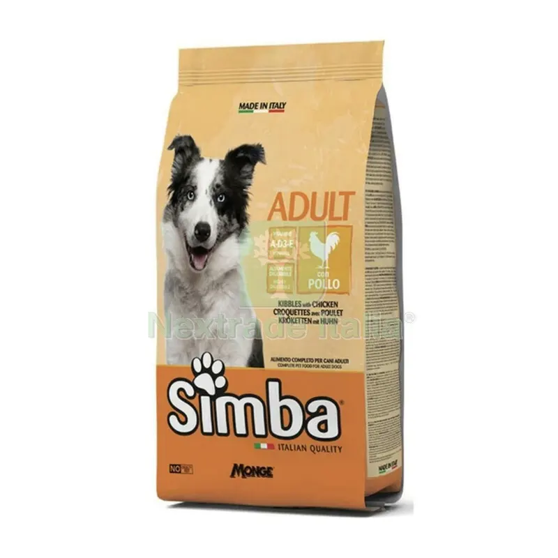 MONGE SIMBA CANE KG.20 CROCCHETTA POLLO — Cani — rif. FERX.503793 MONGE SIMBA CANE KG.20 CROCCHETTA POLLO — Cani — rif. FERX.503793