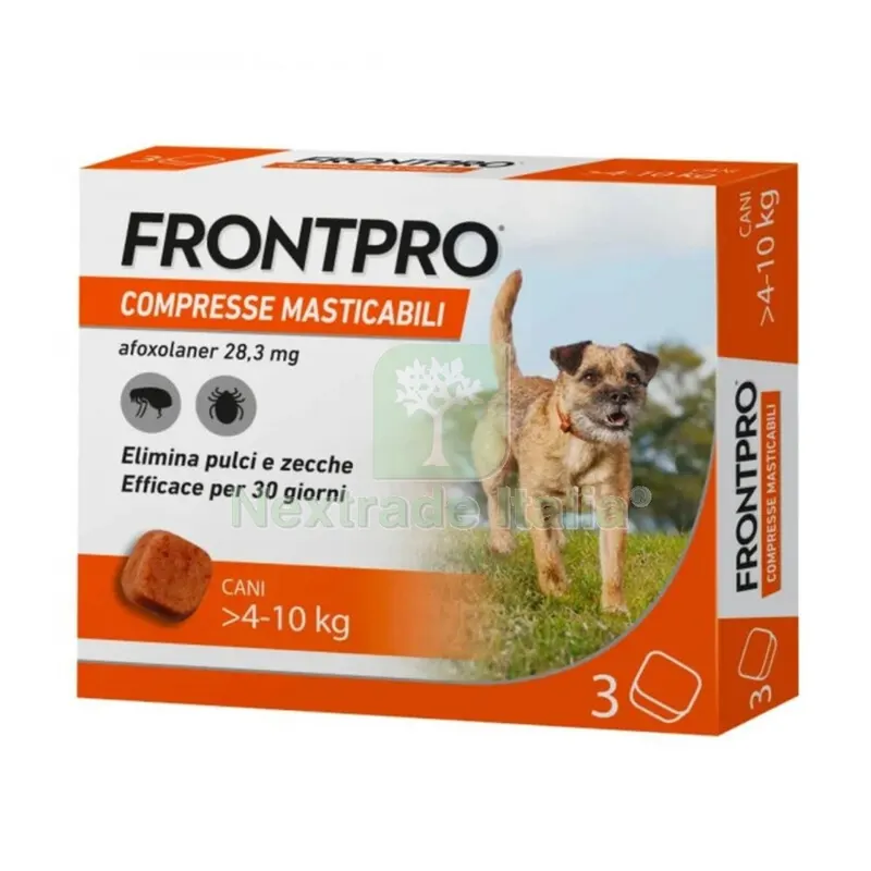 FRONTPRO COMPRESSA MASTICABILE CANI 4 -10 KG 3 PZ — Cani — rif. FERX.504359
