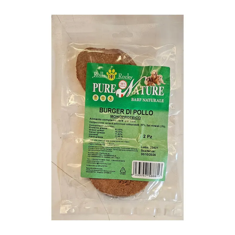 10PZ Burger Peteataly Monoproteico 100 G Pollo — Cucina e coltelleria — rif. FERX.504481 10PZ Burger Peteataly Monoproteico 100 G Pollo — Cucina e coltelleria — rif. FERX.504481