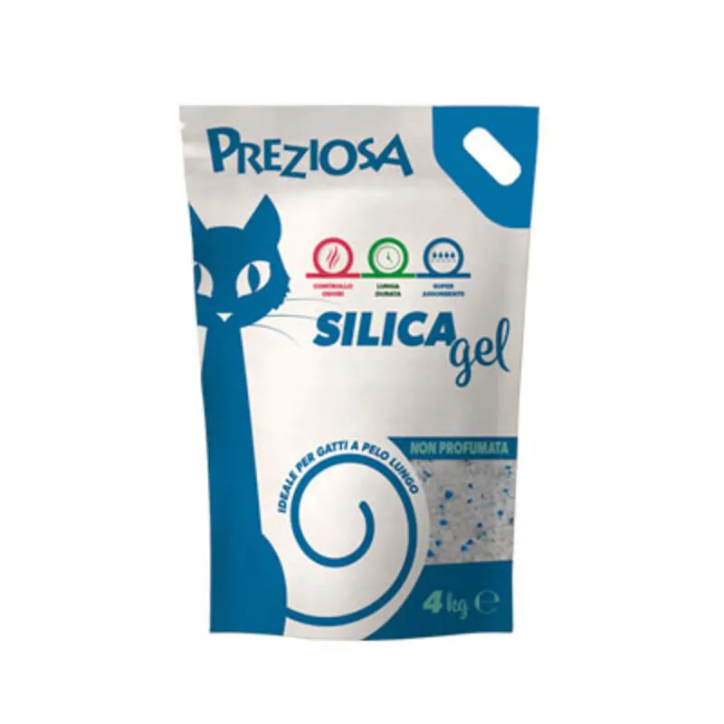 3PZ Lettiera Gatto Preziosa 4,00 KG Classica Silica GEL — Gatti — rif. FERX.504627