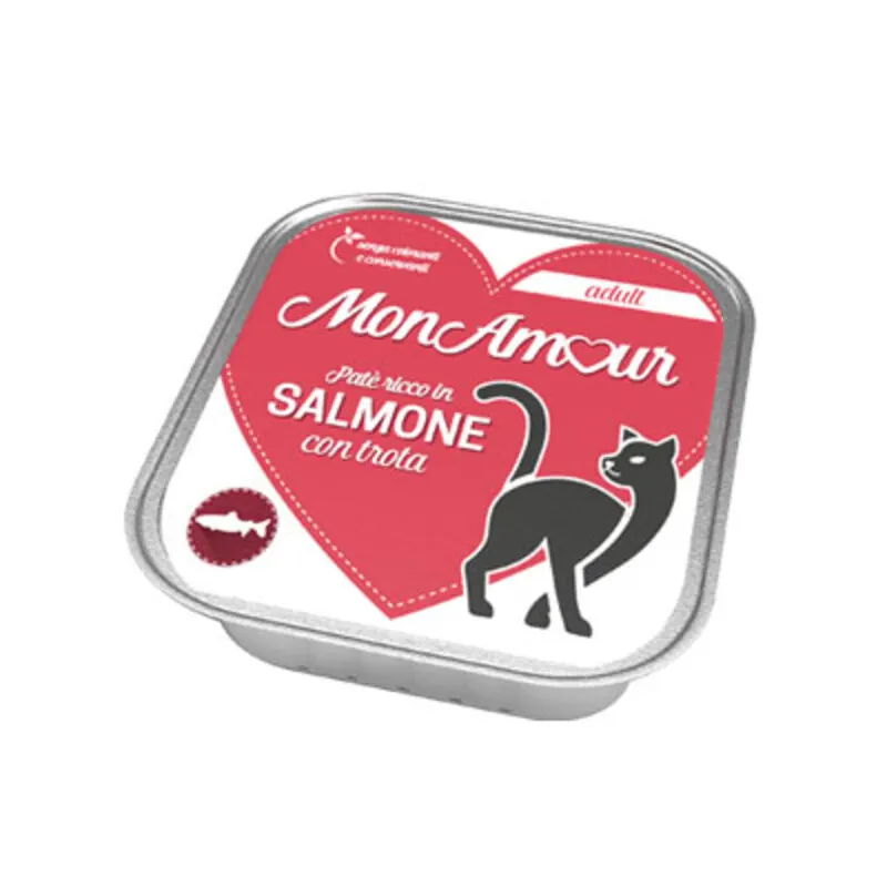 34PZ Cibo Gatto Monamour 100 G Trota e Salmone — Gatti — rif. FERX.504631 34PZ Cibo Gatto Monamour 100 G Trota e Salmone — Gatti — rif. FERX.504631