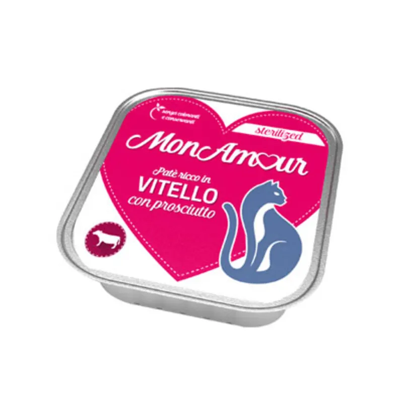 34PZ Cibo Gatto Monamour 100 G Sterilized Vitel Prosc — Gatti — rif. FERX.504635 34PZ Cibo Gatto Monamour 100 G Sterilized Vitel Prosc — Gatti — rif. FERX.504635
