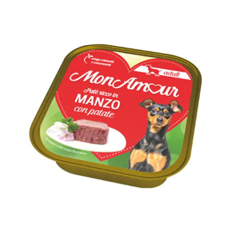 22PZ Cibo Cane Monamour 150 G Manzo e Papate — Cani — rif. FERX.504639 22PZ Cibo Cane Monamour 150 G Manzo e Papate — Cani — rif. FERX.504639