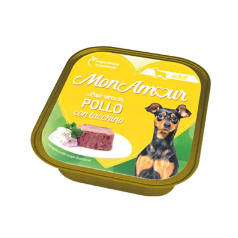 22PZ Cibo Cane Monamour 150 G Pollo e Tacchino — Cani — rif. FERX.504640