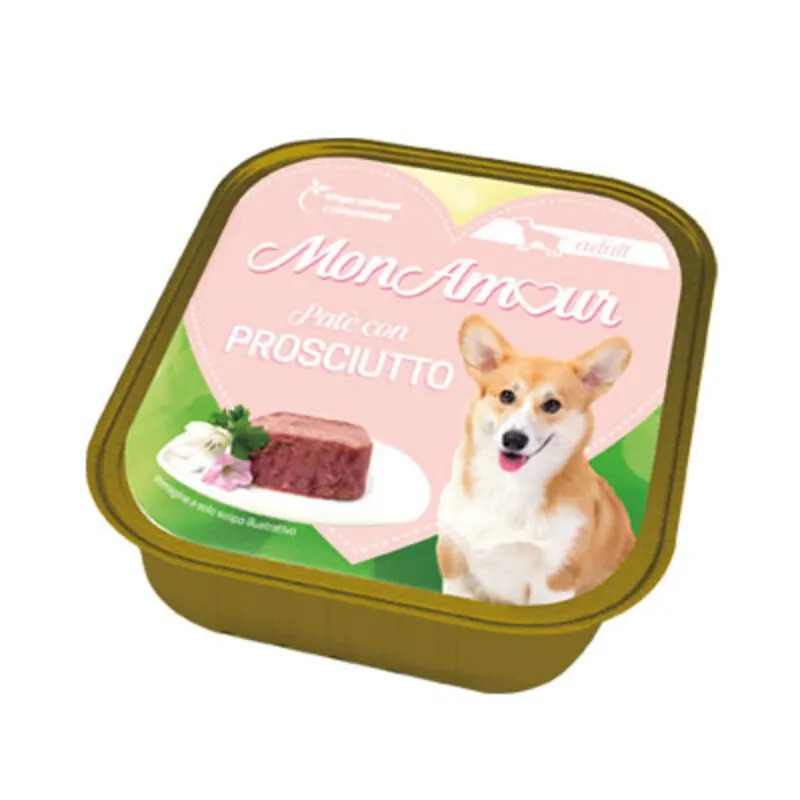18PZ Cibo Cane Monamour 300 G Prosciutto — Cani — rif. FERX.504648 18PZ Cibo Cane Monamour 300 G Prosciutto — Cani — rif. FERX.504648