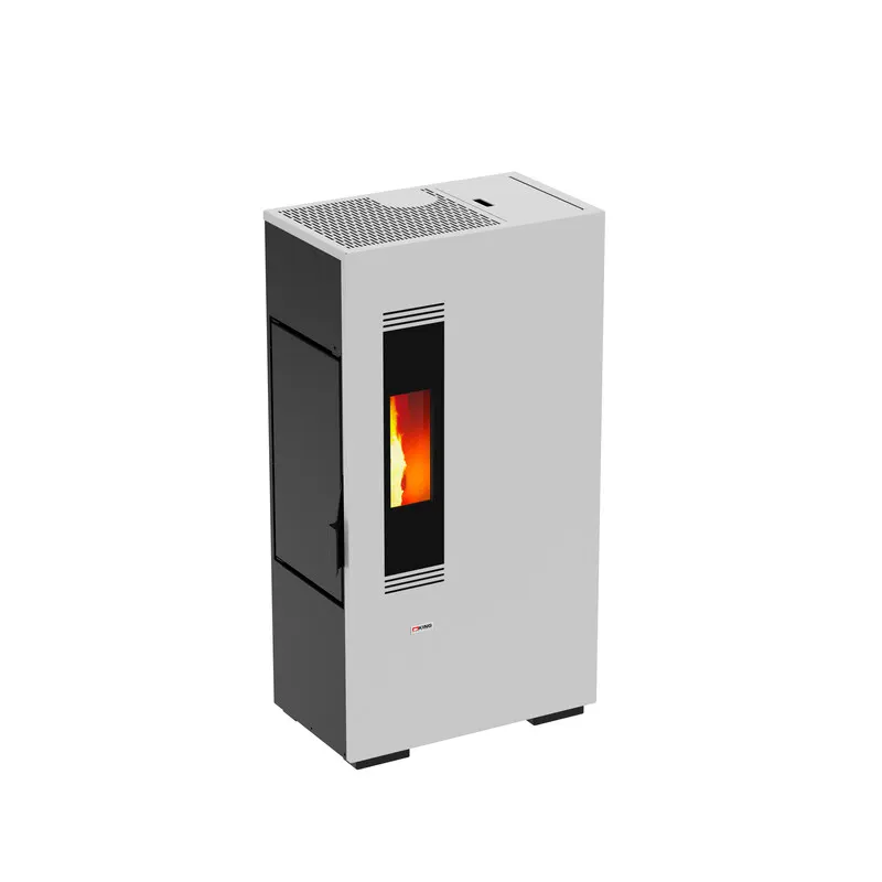 Stufa Pellet 4,9KW King Mini 5 Bianco — Stufe e camini — rif. FERX.505657 Stufa Pellet 4,9KW King Mini 5 Bianco — Stufe e camini — rif. FERX.505657