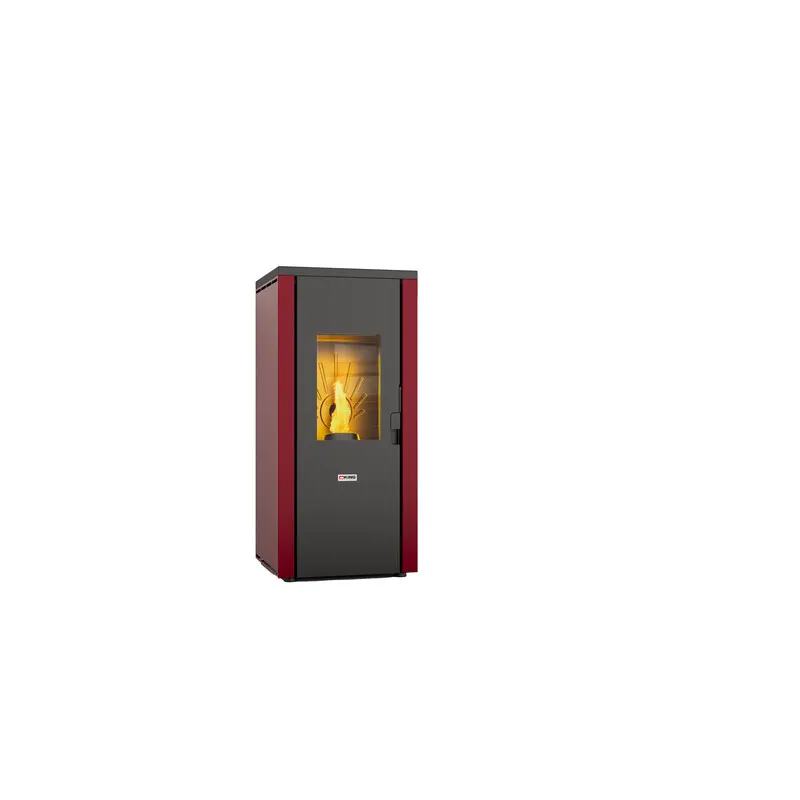 Stufa Pellet ERM/Vent 8,3KW EVO92 5.0 Bordeaux — Stufe e camini — rif. FERX.505664