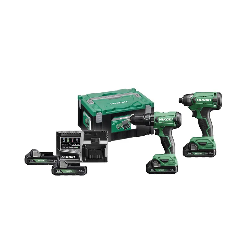 Hikoki Combopack KC18DA Trapano + Avvitat IMP 18V — Trapani e avvitatori — rif. FERX.506767 Hikoki Combopack KC18DA Trapano + Avvitat IMP 18V — Trapani e avvitatori — rif. FERX.506767