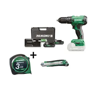 Hikoki Set Trapano Avvitat DV18DA 18V C/Perc + ACC — Trapani e avvitatori — rif. FERX.508218 Hikoki Set Trapano Avvitat DV18DA 18V C/Perc + ACC — Trapani e avvitatori — rif. FERX.508218