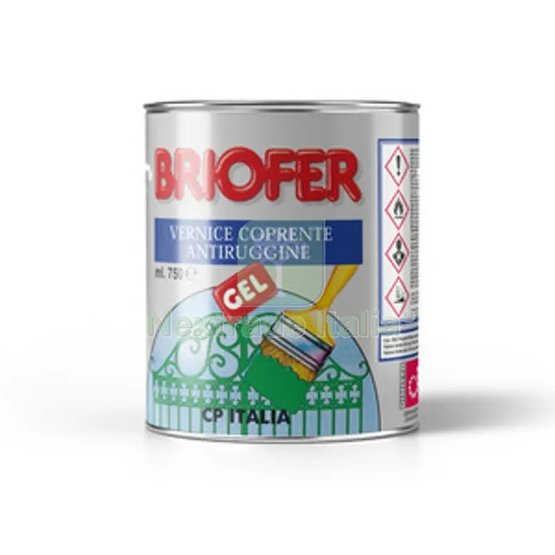 6PZ SMALTO BRIOFER ANTIRUGGINE GEL 0,75L BIANCO — Vernici e smalti — rif. FERX.508699 6PZ SMALTO BRIOFER ANTIRUGGINE GEL 0,75L BIANCO — Vernici e smalti — rif. FERX.508699