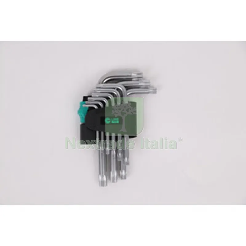 6CF C SET 9 CHIAVI ESAGONALI TORX CRV STD — Chiavi e bussole — rif. FERX.508807