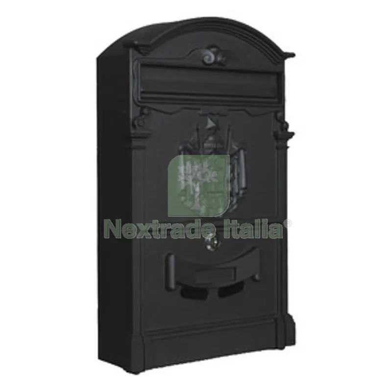 C CASSETTA POSTALE REGIA NERO 9005 25,5X9X41CM — Casalinghi e organizzazione — rif. FERX.509082 C CASSETTA POSTALE REGIA NERO 9005 25,5X9X41CM — Casalinghi e organizzazione — rif. FERX.509082