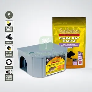 CONTENITORE P/ESCA TOPICIDA C/ ESCA PASTA 150 G — Casalinghi e organizzazione — rif. FERX.512301 CONTENITORE P/ESCA TOPICIDA C/ ESCA PASTA 150 G — Casalinghi e organizzazione — rif. FERX.512301