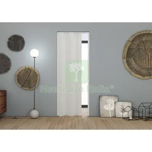 PORTA A SOFFIETTO MAYA 83X214 PINO BIANCO — Ferramenta porte e finestre — rif. FERX.512549