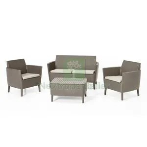 SALOTTO SALEMO 4 PZ C/CUSCINI CAPPUCCINO — Tempo libero outdoor — rif. FERX.512666 SALOTTO SALEMO 4 PZ C/CUSCINI CAPPUCCINO — Tempo libero outdoor — rif. FERX.512666