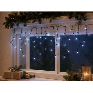 C Tenda Luminosa 128 LED C/Flash Bianco Fredd — rif. FERX.513739
