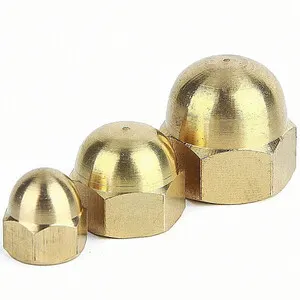 100PZ Dado Esagonale Cieco M 14 Zincato Giallo UNI5721 — rif. FERX.514956