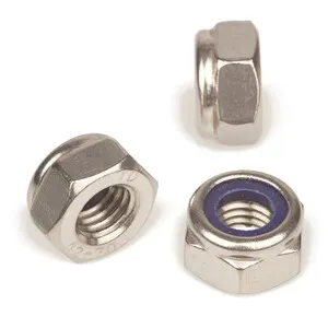 500PZ Dado Autobloccante Esagonale Basso M 8 MM Inox A2 UNI7474 — rif. FERX.515270