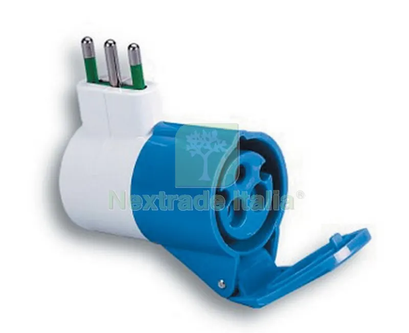 FME ART. 73.000 ADATTATORE CE 16A+T-2 POLI + TERRA -220V — Interruttori e prese — rif. FERX.5522 FME ART. 73.000 ADATTATORE CE 16A+T-2 POLI + TERRA -220V — Interruttori e prese — rif. FERX.5522