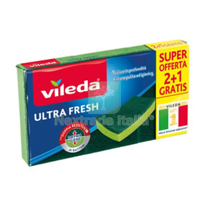 SPUGNA ABRASIVA ULTRA FRESH PZ 2+1 — Casalinghi e organizzazione — rif. FERX.558879 SPUGNA ABRASIVA ULTRA FRESH PZ 2+1 — Casalinghi e organizzazione — rif. FERX.558879