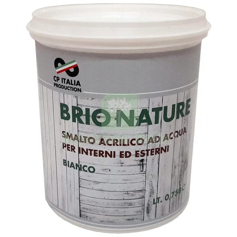 6PZ SMALTO LUCIDO ALL'ACQUA BRIONATURE NERO LT.0,750 — Vernici e smalti — rif. FERX.57484
