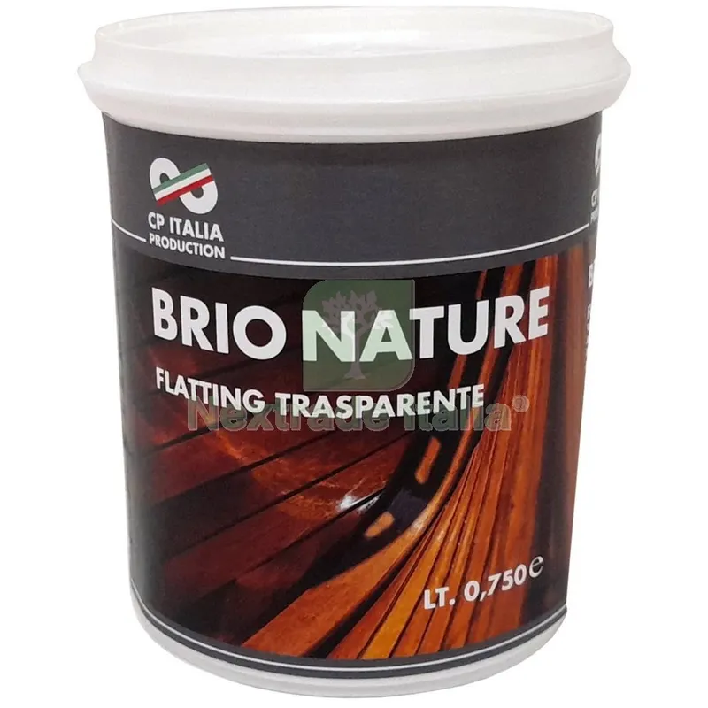 6PZ FLATTING VERNICE LUCIDA BRIONATURE ALL'ACQUA ML.750 — Vernici e smalti — rif. FERX.57541