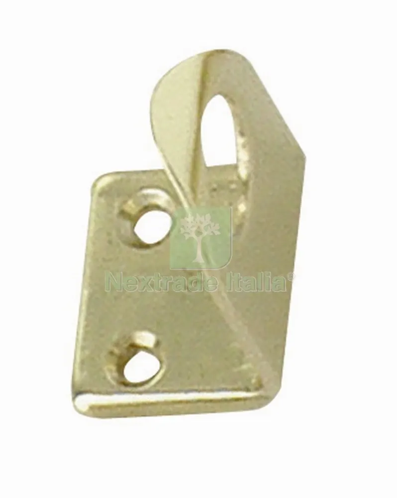 50PZ INCONTRO APERTO AD ANGOLO OTTONE LUCIDO — Ferramenta porte e finestre — rif. FERX.5787