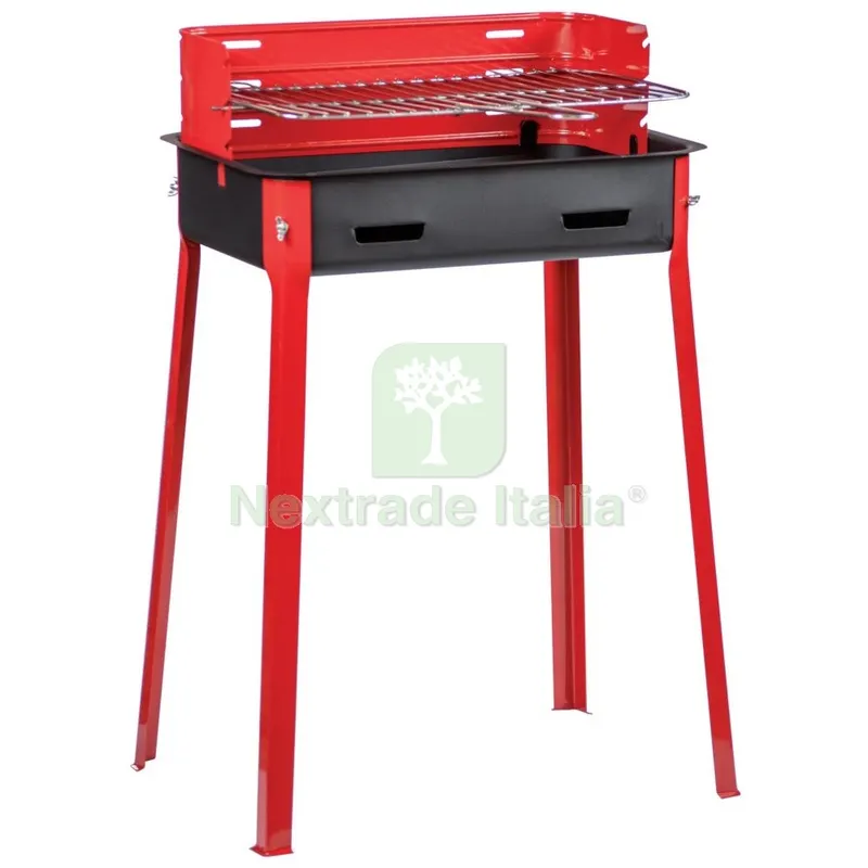 BARBECUE IN ACCIAIO CM. 30X45 — Tempo libero outdoor — rif. FERX.5822 BARBECUE IN ACCIAIO CM. 30X45 — Tempo libero outdoor — rif. FERX.5822