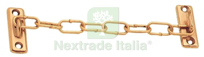 6BLISTER BLISTER RITIENI A CATENA OTTONE LUCIDO — Ferramenta porte e finestre — rif. FERX.58471 6BLISTER BLISTER RITIENI A CATENA OTTONE LUCIDO — Ferramenta porte e finestre — rif. FERX.58471