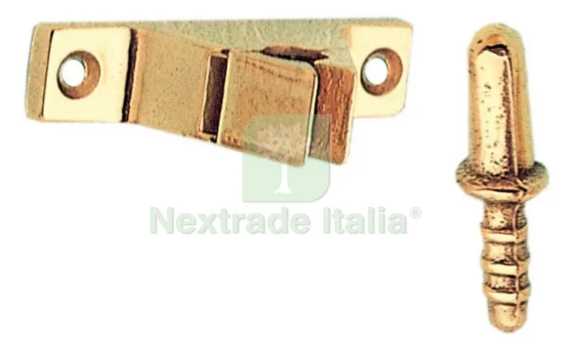 5BLISTER BLISTER FERMAPORTA OTTONATO A PINZA — Ferramenta porte e finestre — rif. FERX.58903 5BLISTER BLISTER FERMAPORTA OTTONATO A PINZA — Ferramenta porte e finestre — rif. FERX.58903