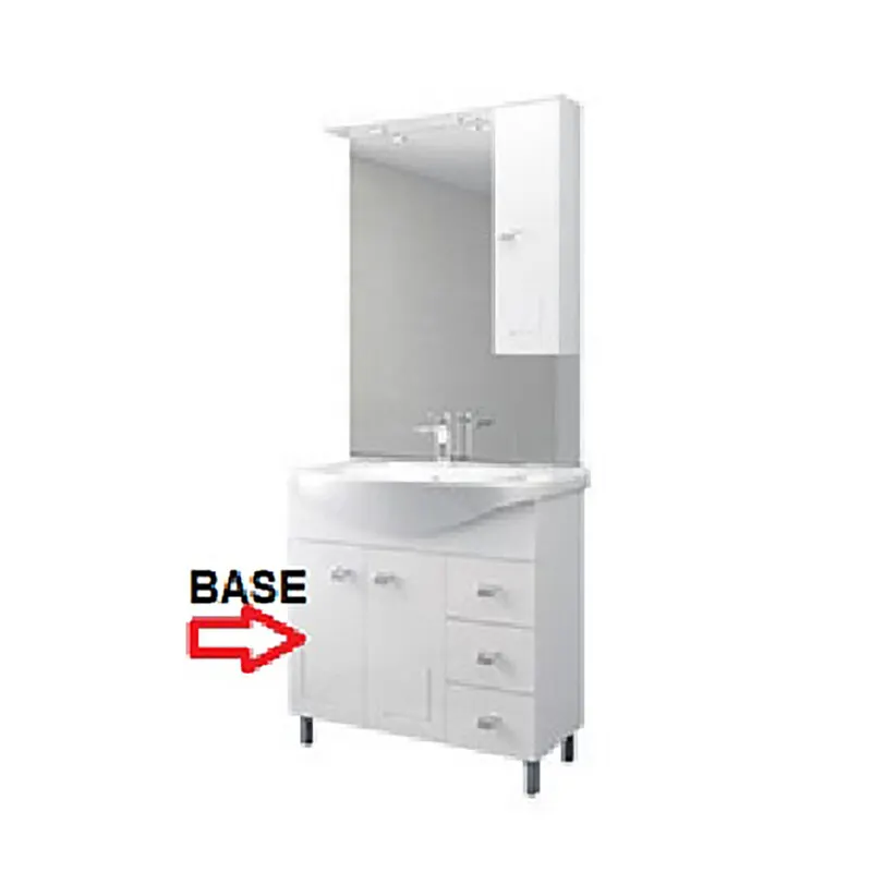 ZZ-Base x Mobile Bagno Bianco EVA CM.85 — Accessori bagno — rif. FERX.603292