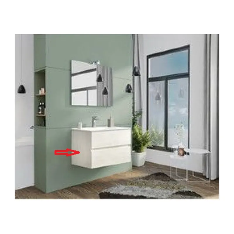 ZZ-Base x Mobile Bagno NEW Splash CM.80 Rovere Bianco — Accessori bagno — rif. FERX.603635 ZZ-Base x Mobile Bagno NEW Splash CM.80 Rovere Bianco — Accessori bagno — rif. FERX.603635