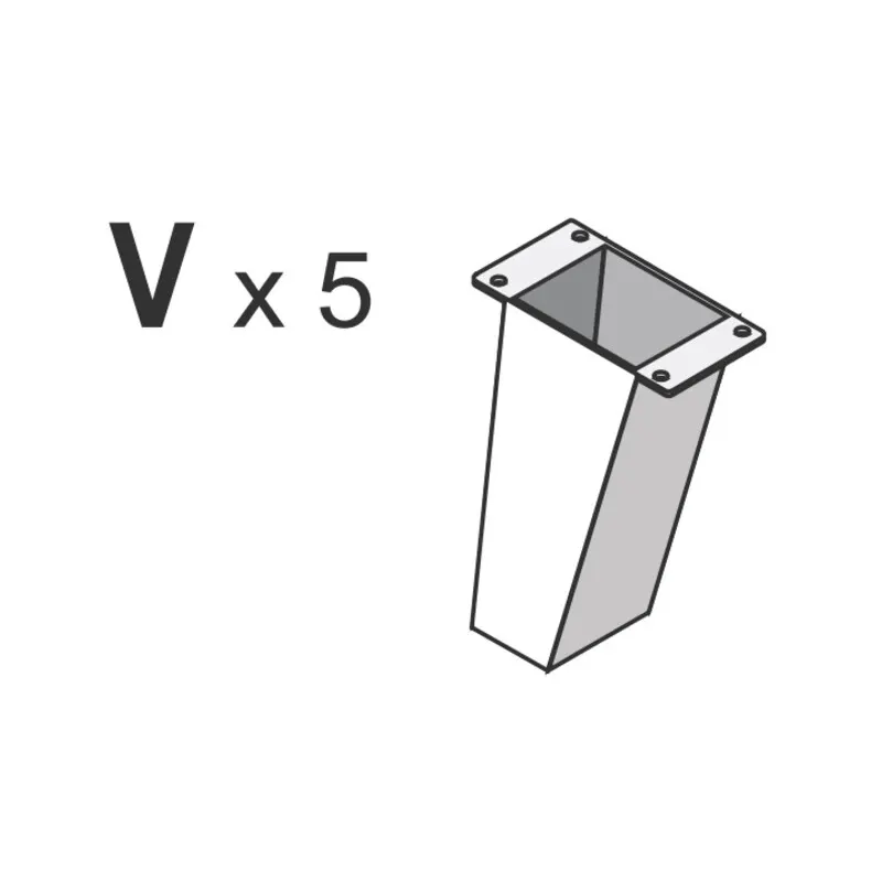 ZZ-Piede V x Parete Attrezzata Zaiken — Ferramenta per legno e mobili — rif. FERX.603892 ZZ-Piede V x Parete Attrezzata Zaiken — Ferramenta per legno e mobili — rif. FERX.603892