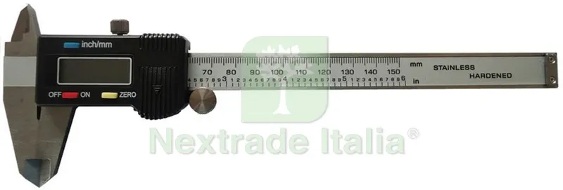 CALIBRO INOX DIGITALE MM.150 — Misurazione e taglio manuale — rif. FERX.6343