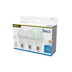 NOVA LAMPADA LED CLASSIC E27 11W 6500K PZ.3 — Illuminazione — rif. FERX.653285 NOVA LAMPADA LED CLASSIC E27 11W 6500K PZ.3 — Illuminazione — rif. FERX.653285