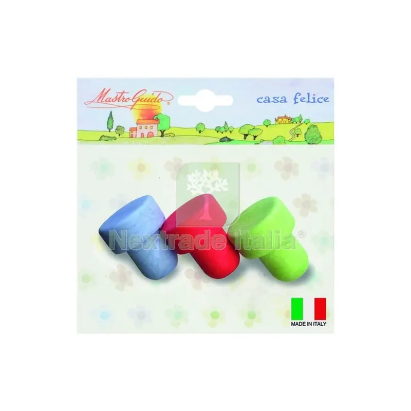 TAPPO IN PLASTICA EASY COLOR CF 3 PZ — Casalinghi e organizzazione — rif. FERX.656329 TAPPO IN PLASTICA EASY COLOR CF 3 PZ — Casalinghi e organizzazione — rif. FERX.656329