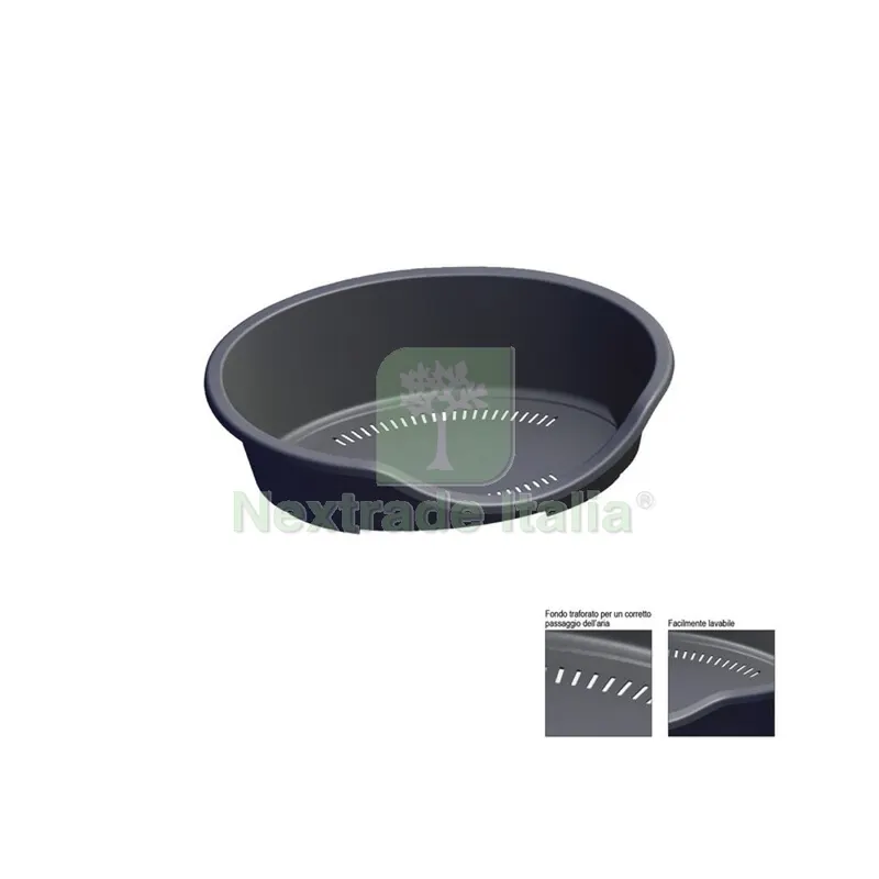 ZOOV LETTINO PER CANI/GATTI CM.80X60X25 GRIGIO — Cani — rif. FERX.678386