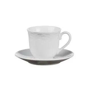 TAZZINA CAFFE IMPERO C/PIATTINO 6PZ — Cristalleria e tavola — rif. FERX.680901