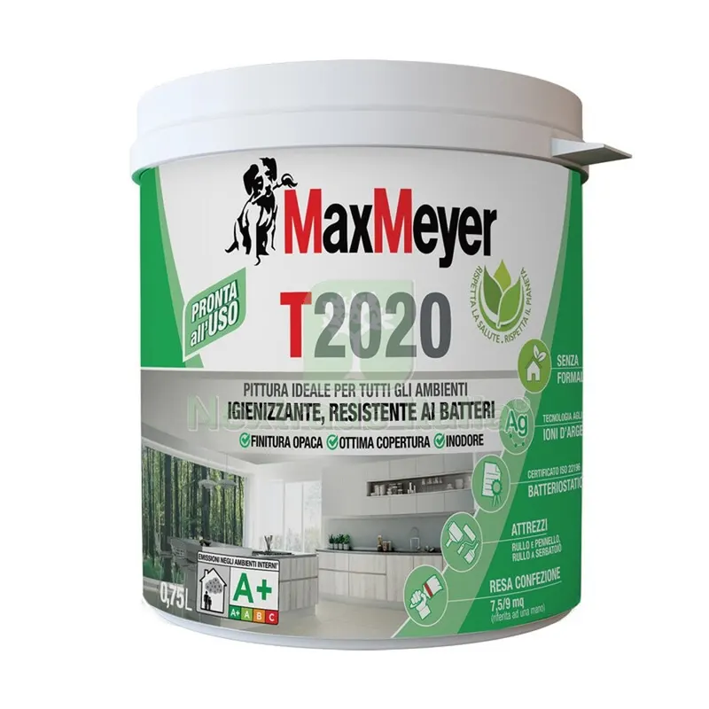 MAX IDROPITTURA T2020 TRASPIRANTE 0,750 L BIANCO — Vernici e smalti — rif. FERX.684426 MAX IDROPITTURA T2020 TRASPIRANTE 0,750 L BIANCO — Vernici e smalti — rif. FERX.684426
